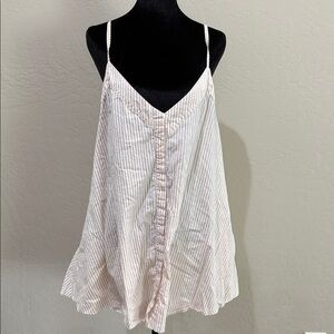 Faithfull the Brand Cream Striped Camisole